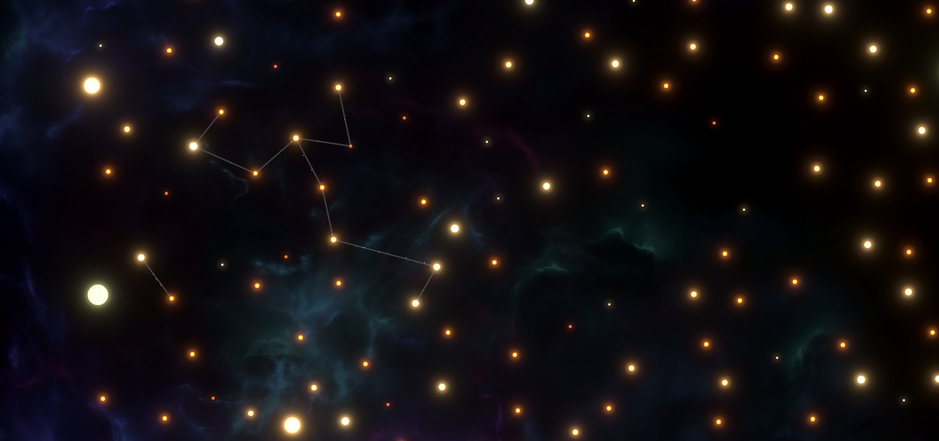 the galaxy is not really this empty…